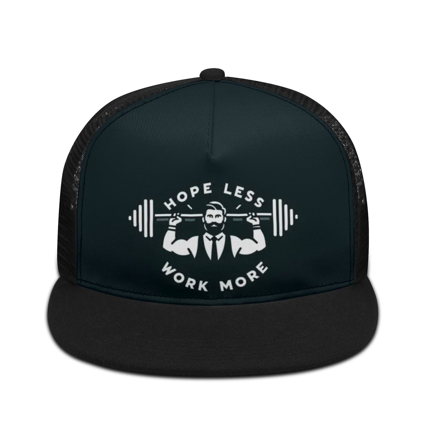 Hope Less Work More Company Trucker Hat (FREE Ship)