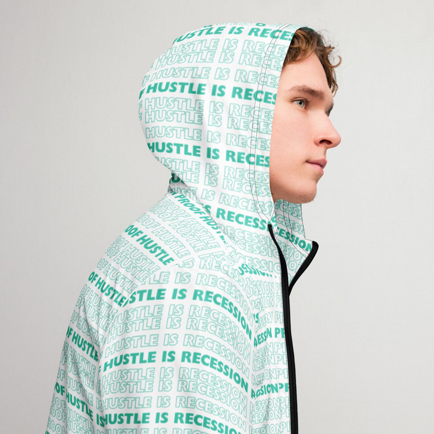 Hustle Is Recession Proof Windbreaker (FREE Ship)